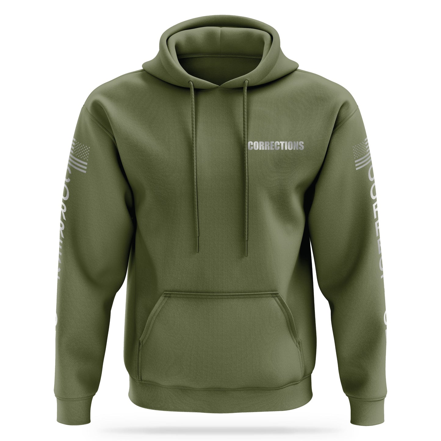 [CORRECTIONS] Reflective Performance Hoodie 2.0 [GRN/REF]-13 Fifty Apparel