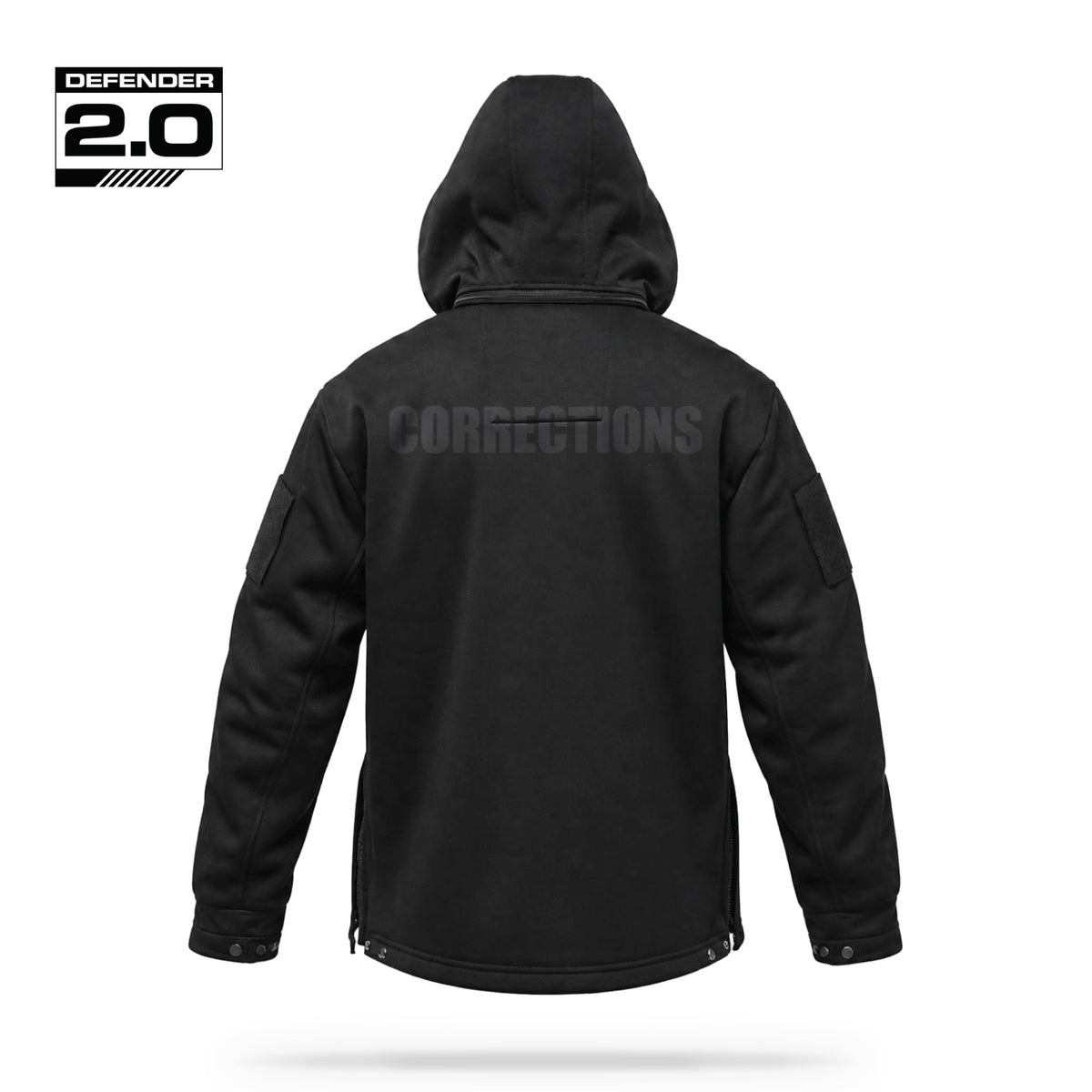 [CORRECTIONS] Tactical Defender Jacket [BLK/BLK]-13 Fifty Apparel