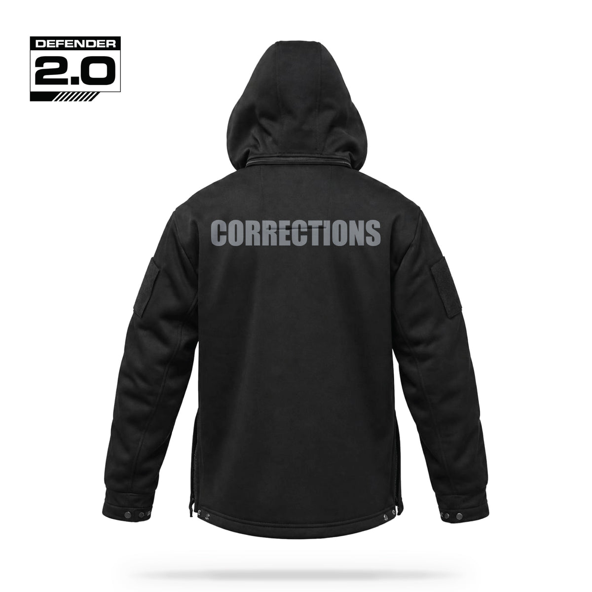 [CORRECTIONS] Tactical Defender Jacket [BLK/GRY]-13 Fifty Apparel