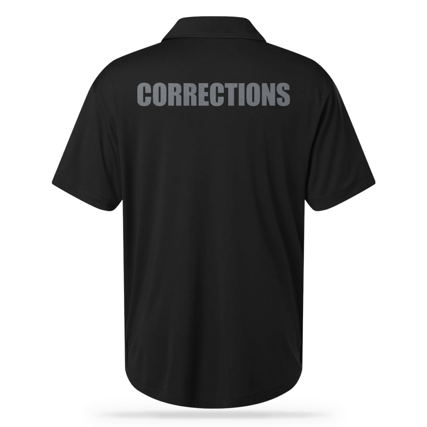 [CORRECTIONS] UTILITY POLO [BLK/GRY]-13 Fifty Apparel