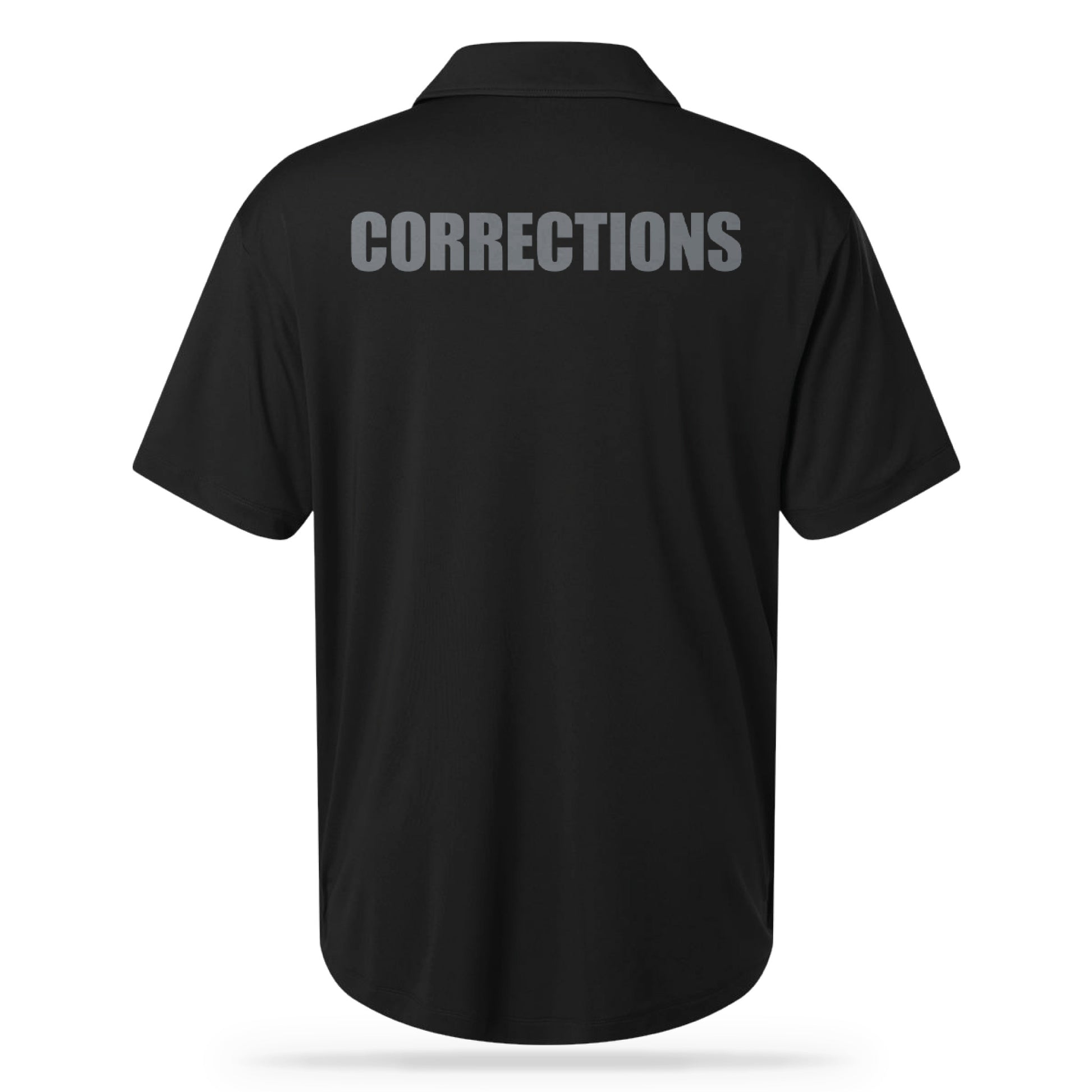 [CORRECTIONS] UTILITY POLO [BLK/GRY]-13 Fifty Apparel