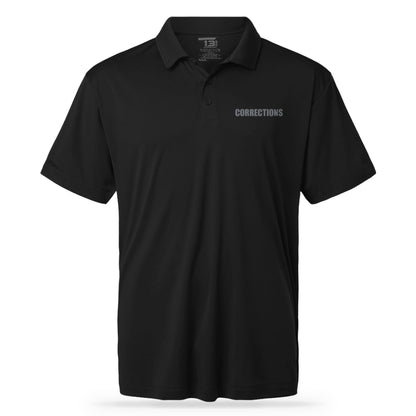 [CORRECTIONS] UTILITY POLO [BLK/GRY]-13 Fifty Apparel