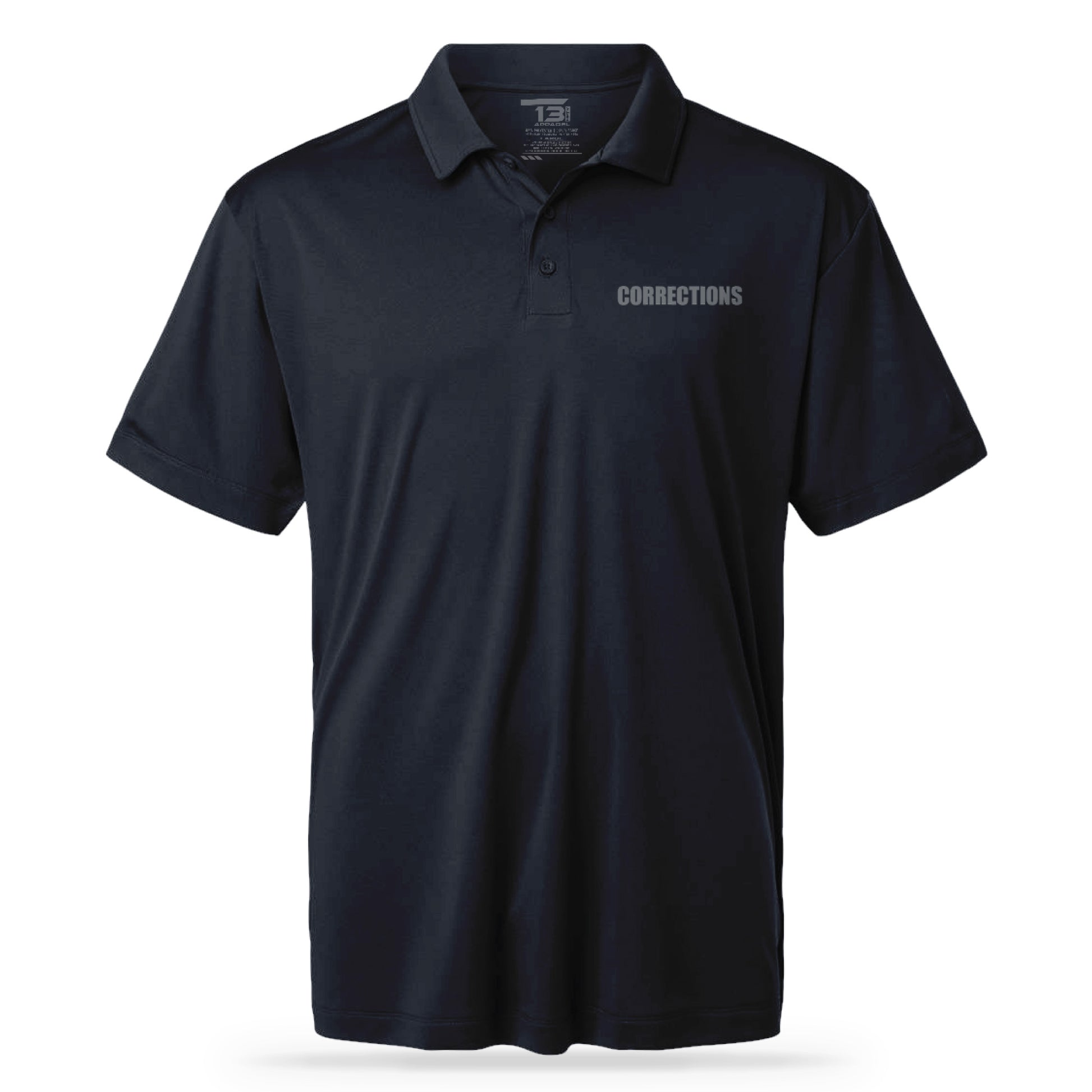 CORRECTIONS UTILITY POLO NVY/GRY 13 Fifty Apparel 