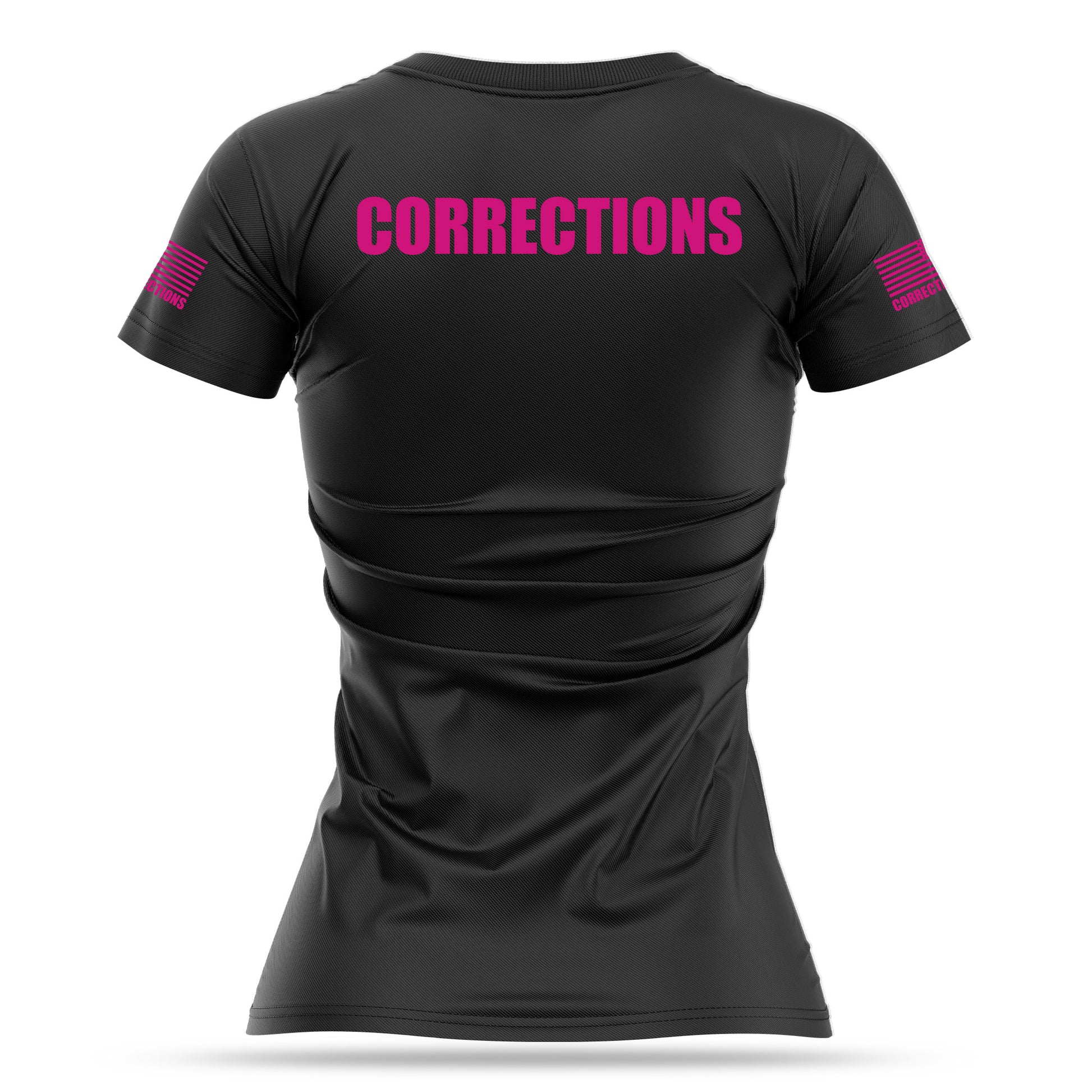 [CORRECTIONS] Women's Utility Shirt [BLK/PNK]-13 Fifty Apparel