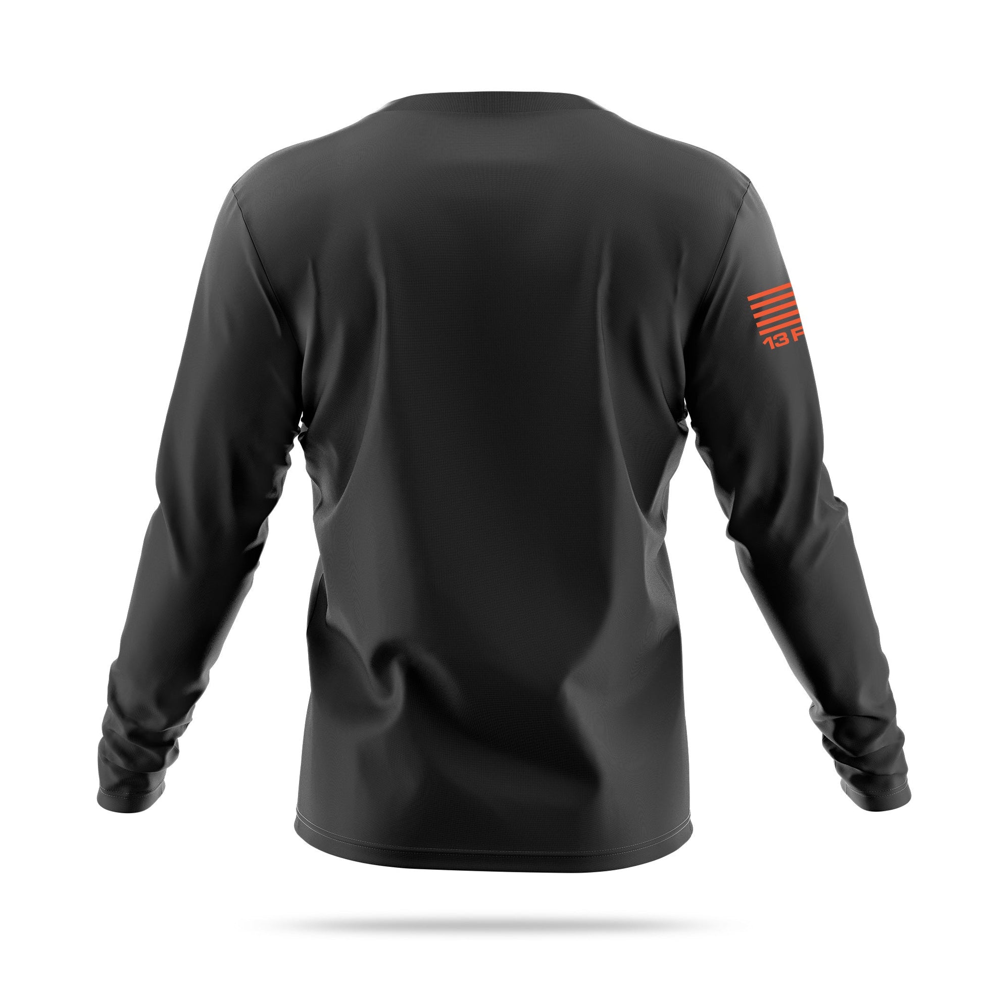 [CREEP] Men's Utility Long Sleeve [BLK/ORG]-13 Fifty Apparel