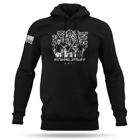 [DA BOYS] Performance Hoodie 2.0 [BLK/WHT]-13 Fifty Apparel