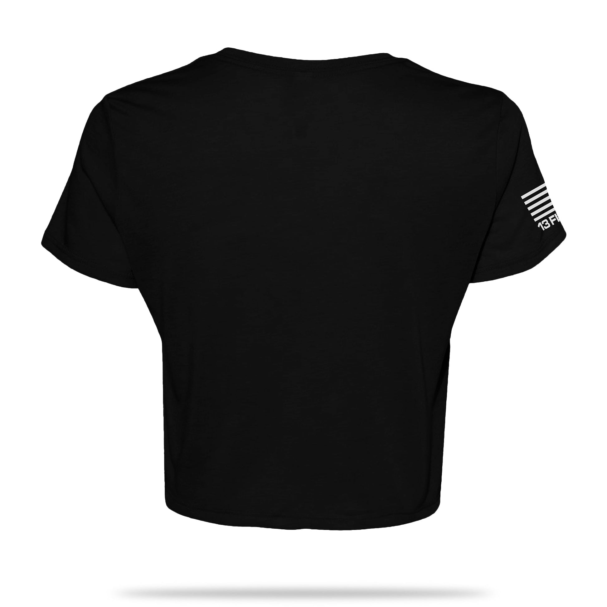 [DA BOYS] Women's Crop Top [BLK/WHT]-13 Fifty Apparel