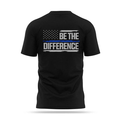 [DIFFERENCE] Cotton Blend Shirt [BLK/BLU]-13 Fifty Apparel