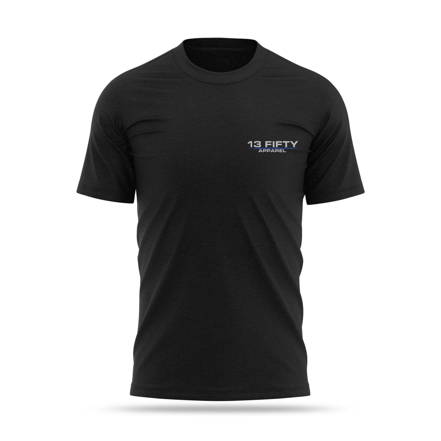 [DIFFERENCE] Cotton Blend Shirt [BLK/BLU]-13 Fifty Apparel