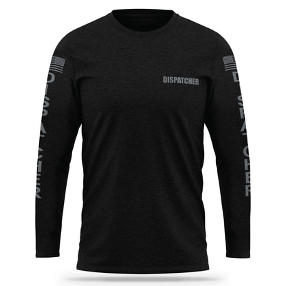 [DISPATCHER] Cotton Blend Long Sleeve [BLK/GRY]-13 Fifty Apparel