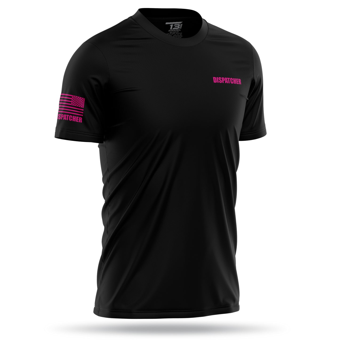 [DISPATCHER] Men's Utility Shirt [BLK/PNK]-13 Fifty Apparel