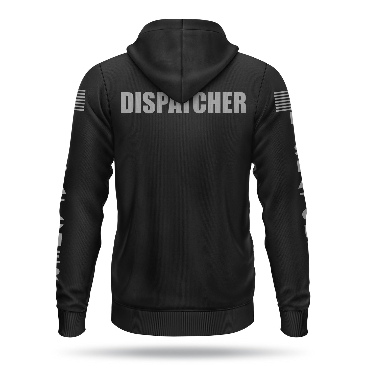 [DISPATCHER] Performance Full-Zip Hoodie [BLK/GRY]-13 Fifty Apparel