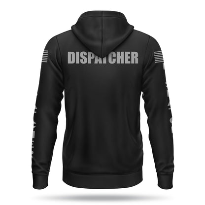 [DISPATCHER] Performance Full-Zip Hoodie [BLK/GRY]-13 Fifty Apparel