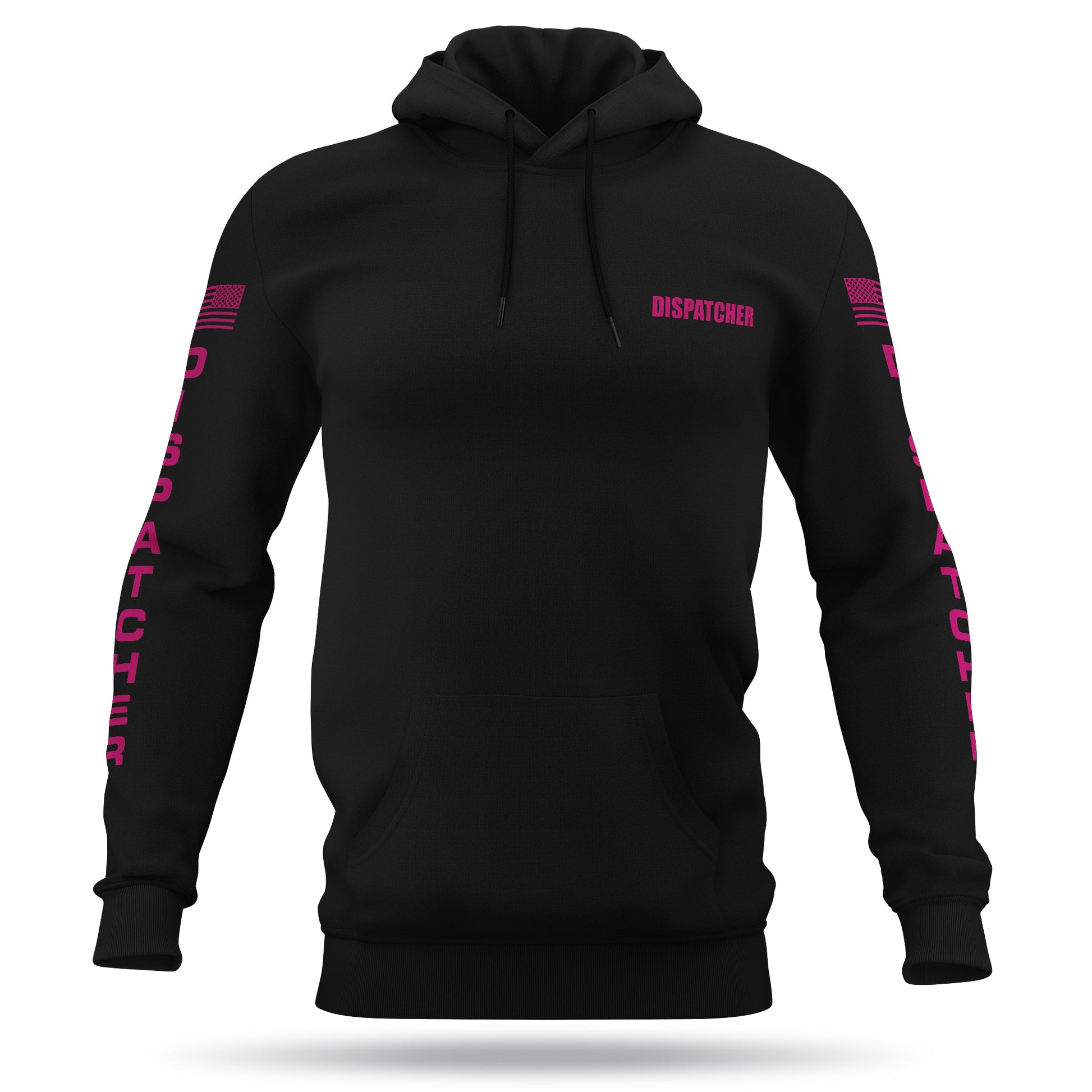 [DISPATCHER] Performance Hoodie 2.0 [BLK/PNK] 13 Fifty Apparel 