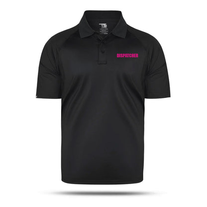 [DISPATCHER] Performance Polo [BLK/PNK]-13 Fifty Apparel