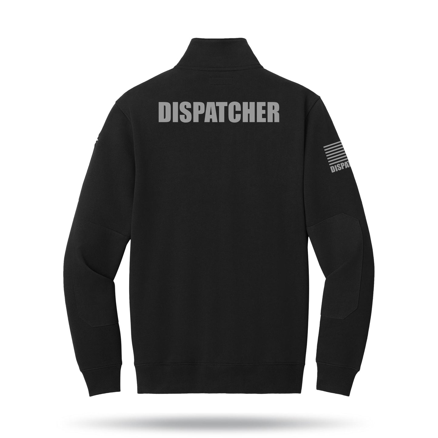 [DISPATCHER] Tough Fleece Quarter Zip [BLK/GRY]-13 Fifty Apparel