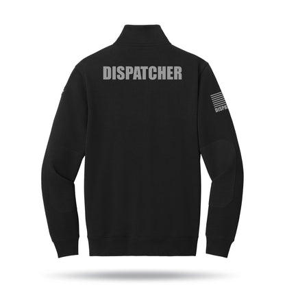 [DISPATCHER] Tough Fleece Quarter Zip [BLK/GRY]-13 Fifty Apparel
