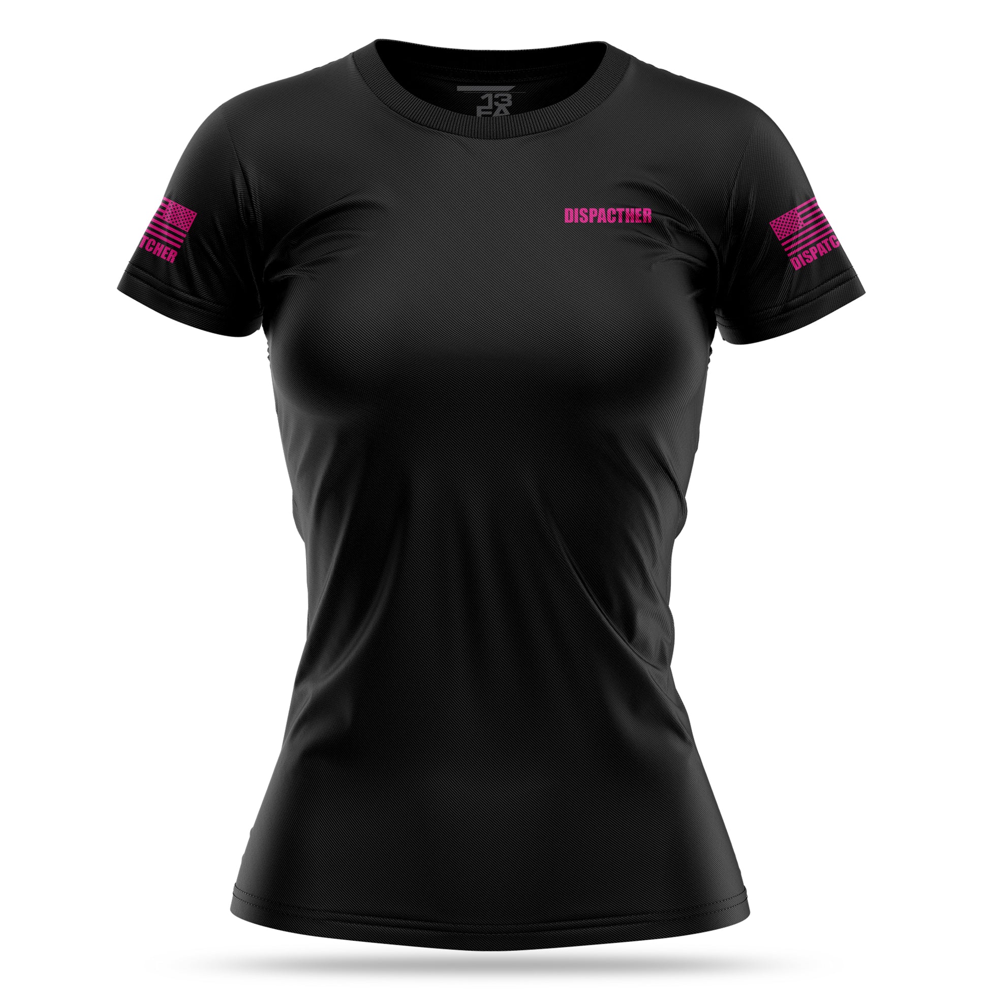 [DISPATCHER] Women's Utility Shirt [BLK/PNK]﻿-13 Fifty Apparel