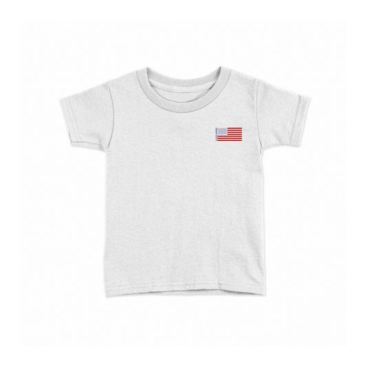 [DOCKSIDE] Kid's Cotton Blend Shirt [WHT/NVY]-13 Fifty Apparel