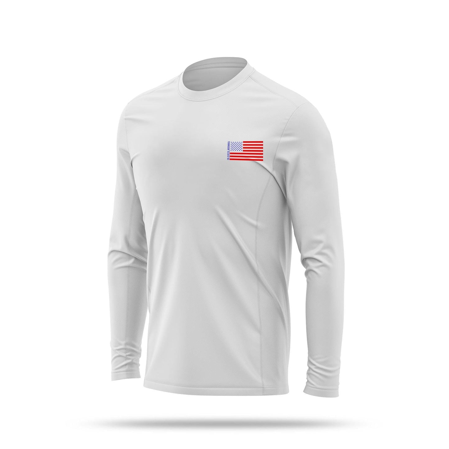 [DOCKSIDE] Men's Utility Long Sleeve [WHT/NVY]-13 Fifty Apparel