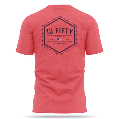 [DOCKSIDE] Soft-Tee Cotton Blend Shirt [CORAL]-13 Fifty Apparel