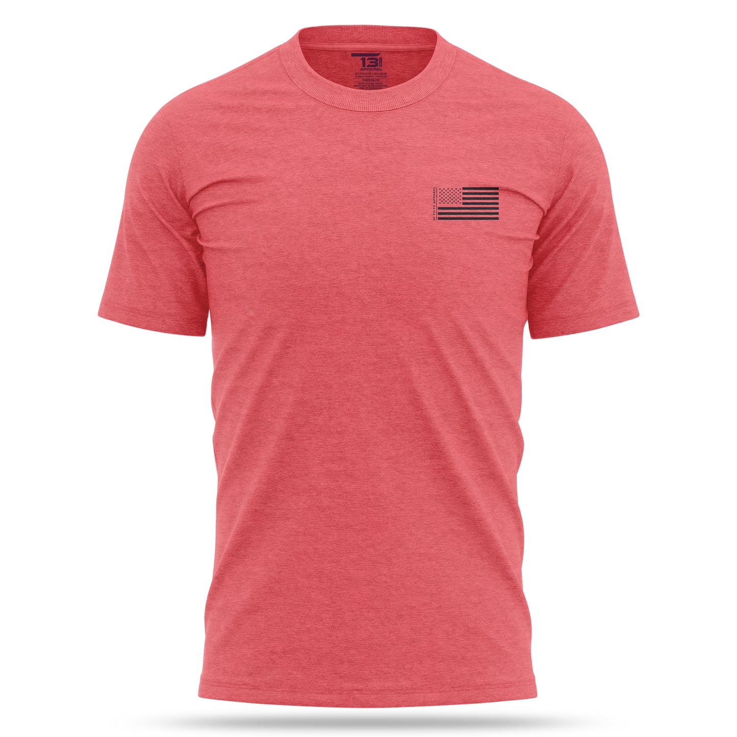 [DOCKSIDE] Soft-Tee Cotton Blend Shirt [CORAL]-13 Fifty Apparel