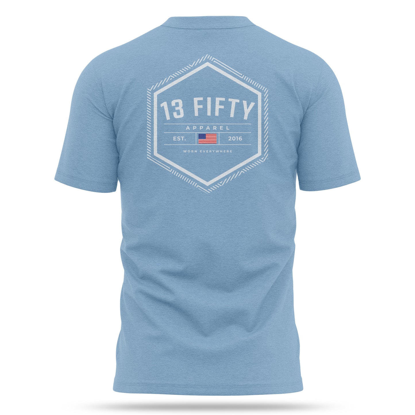 [DOCKSIDE] Soft-Tee Cotton Blend Shirt [SKY]-13 Fifty Apparel