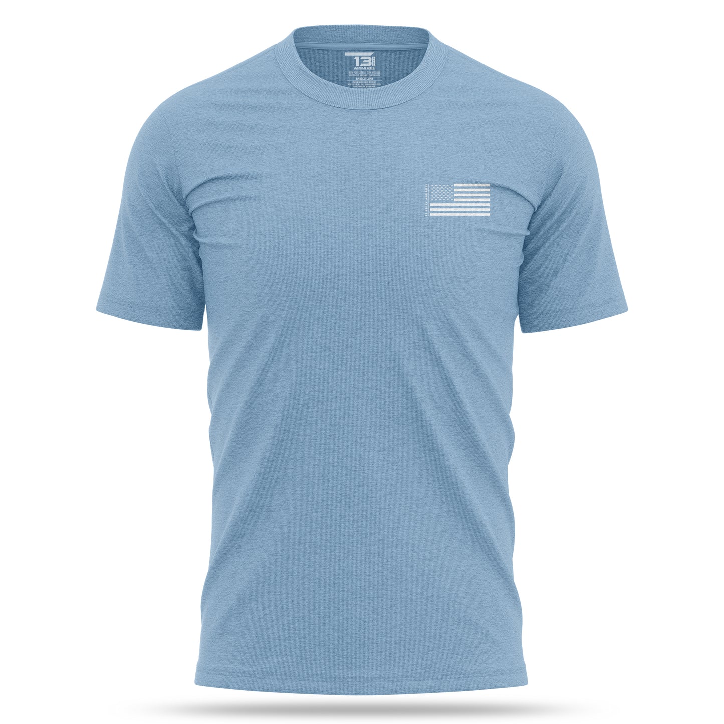 [DOCKSIDE] Soft-Tee Cotton Blend Shirt [SKY]-13 Fifty Apparel