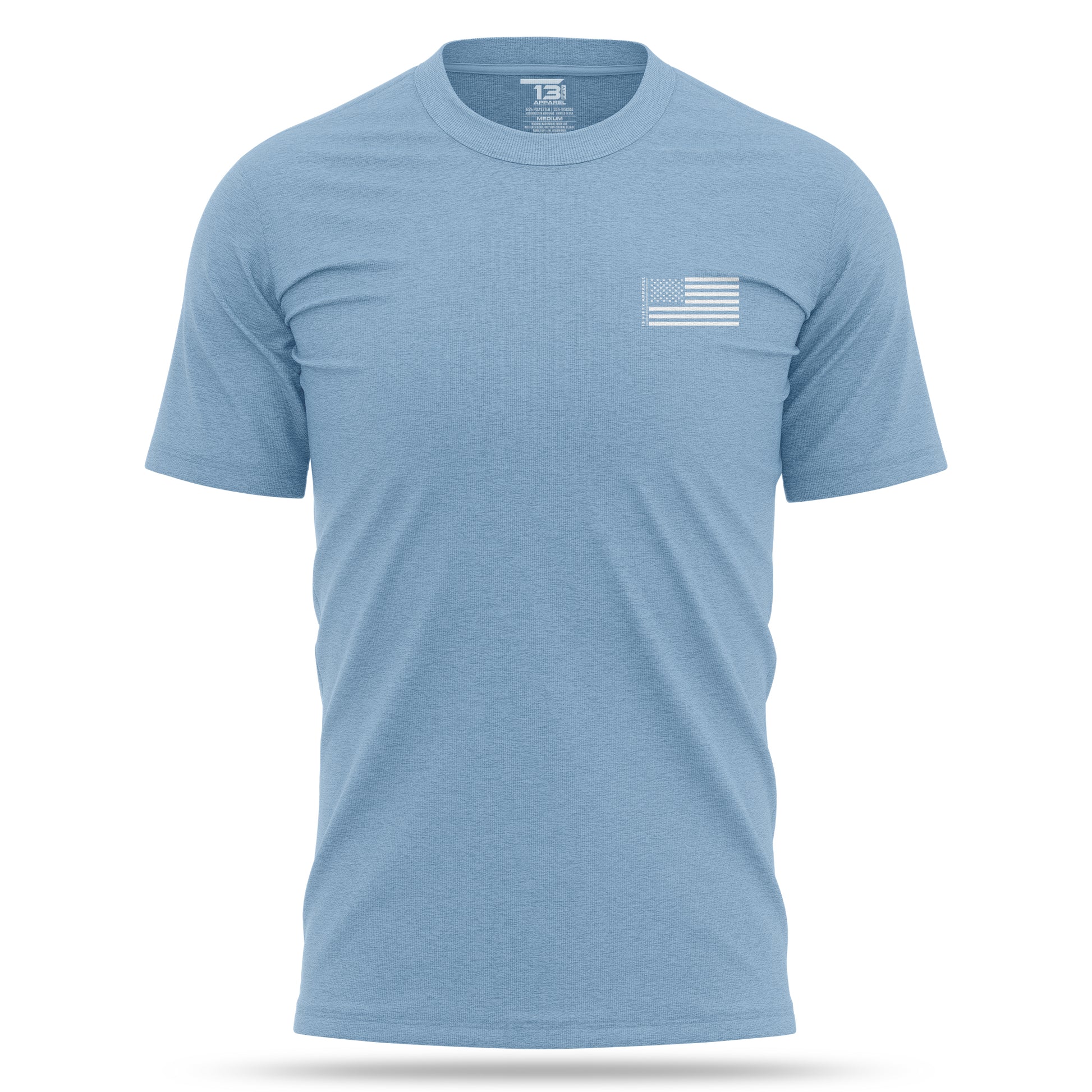 [DOCKSIDE] Soft-Tee Cotton Blend Shirt [SKY]-13 Fifty Apparel