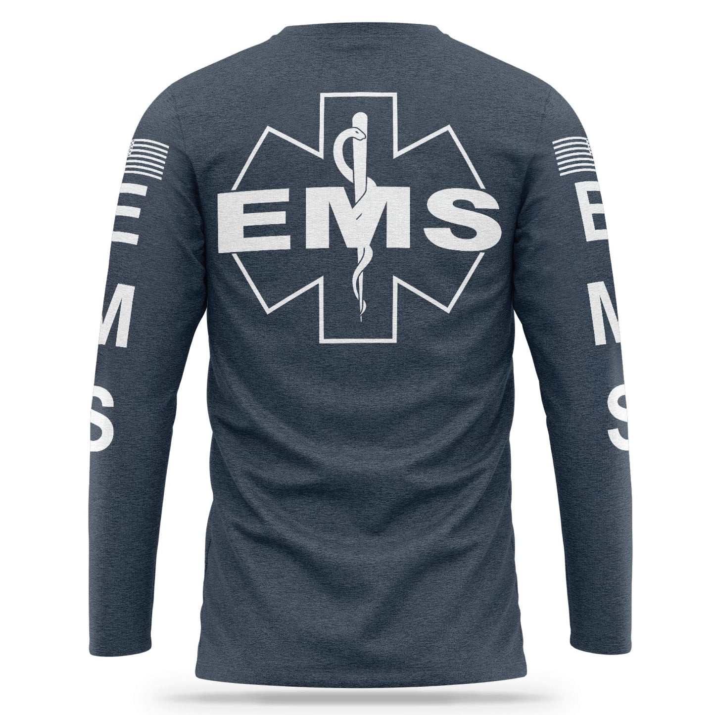 [EMS] Cotton Blend Long Sleeve [NVY/WHT]-13 Fifty Apparel