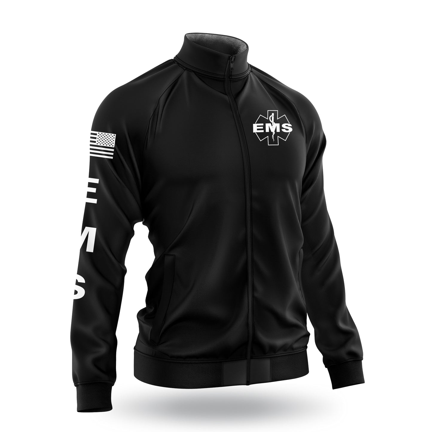 [EMS] Defender Jacket [BLK/WHT]﻿-13 Fifty Apparel