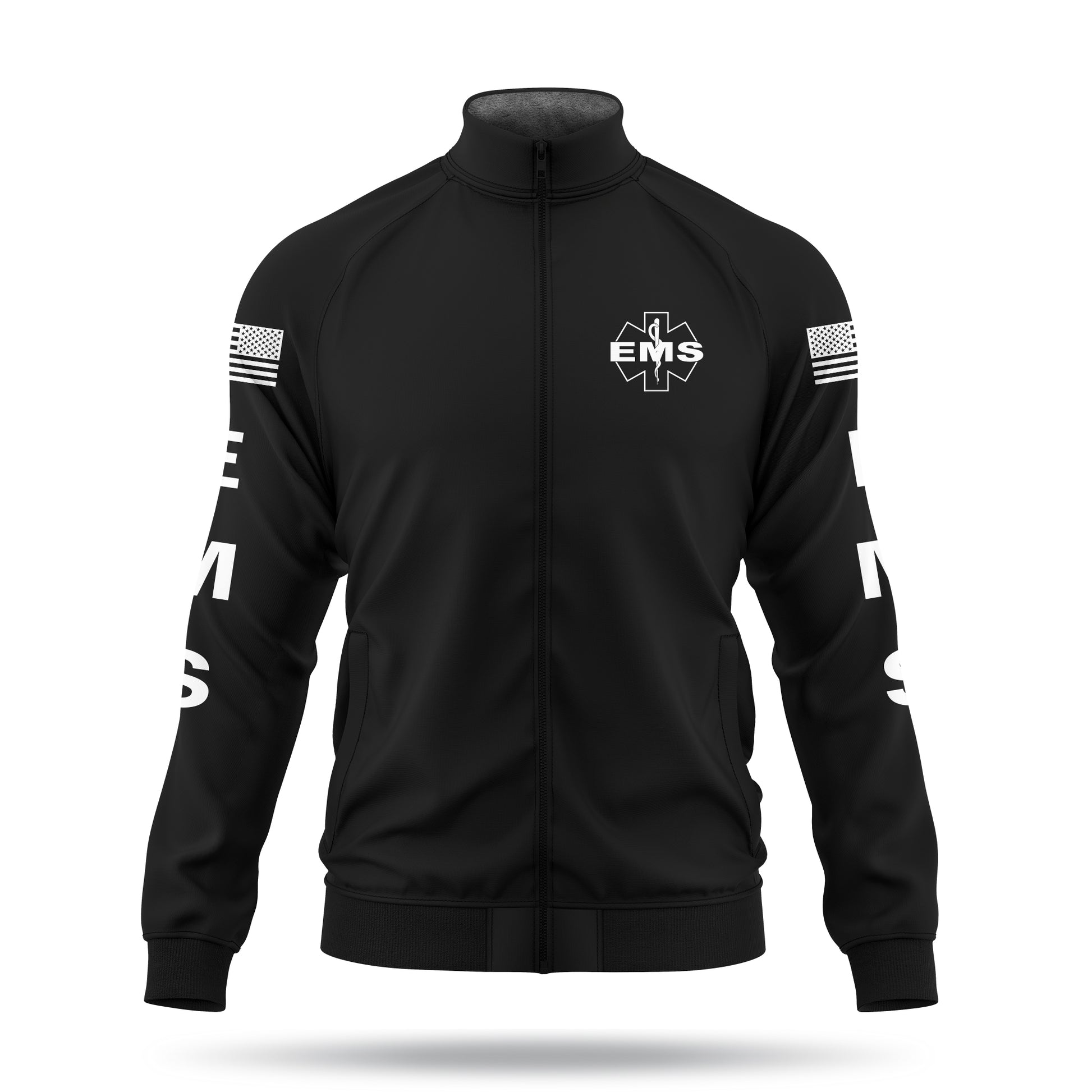 [EMS] Defender Jacket [BLK/WHT]﻿-13 Fifty Apparel