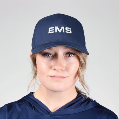 [EMS] Embroidered Flexfit® Adjustable Cap [NVY/WHT]-13 Fifty Apparel