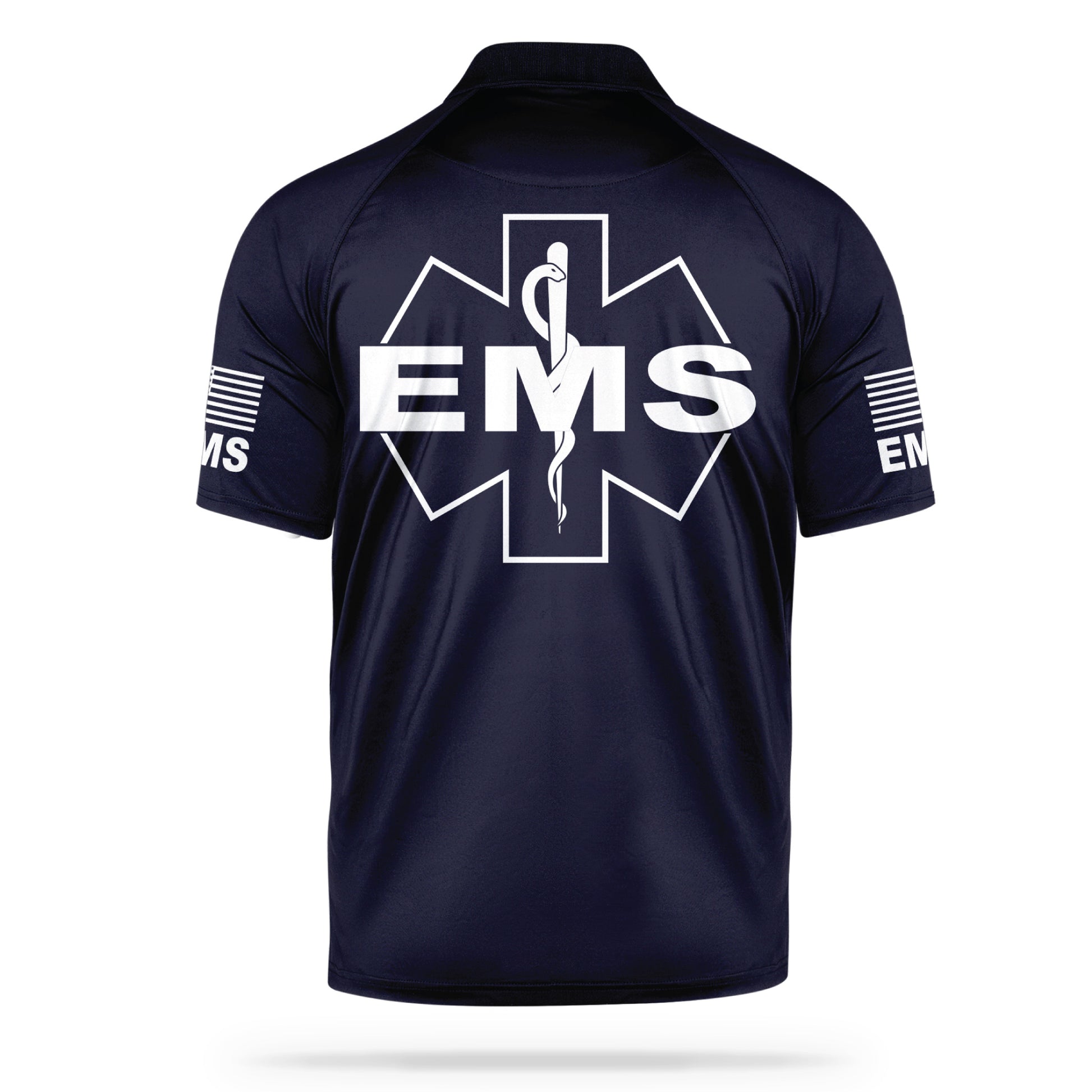 [EMS] Men's Performance Polo [NVY/GRY] 13 Fifty Apparel 
