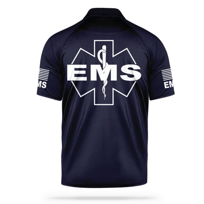 [EMS] Men's Performance Polo [NVY/GRY] 13 Fifty Apparel 