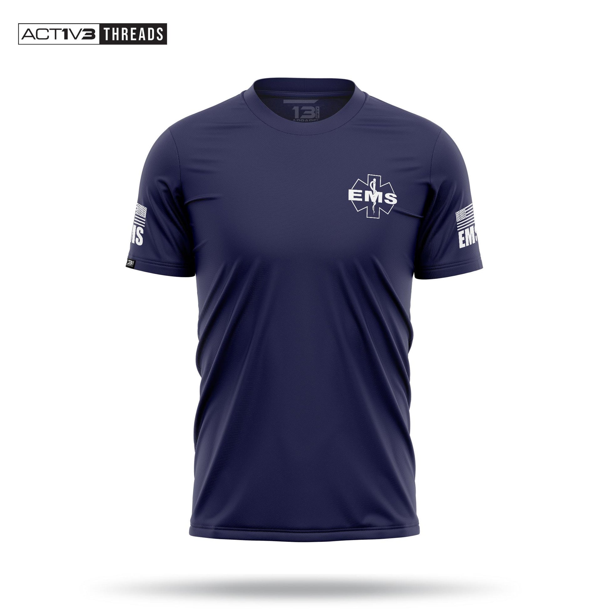 [EMS] Men's Performance Shirt [NVY/WHT]-13 Fifty Apparel