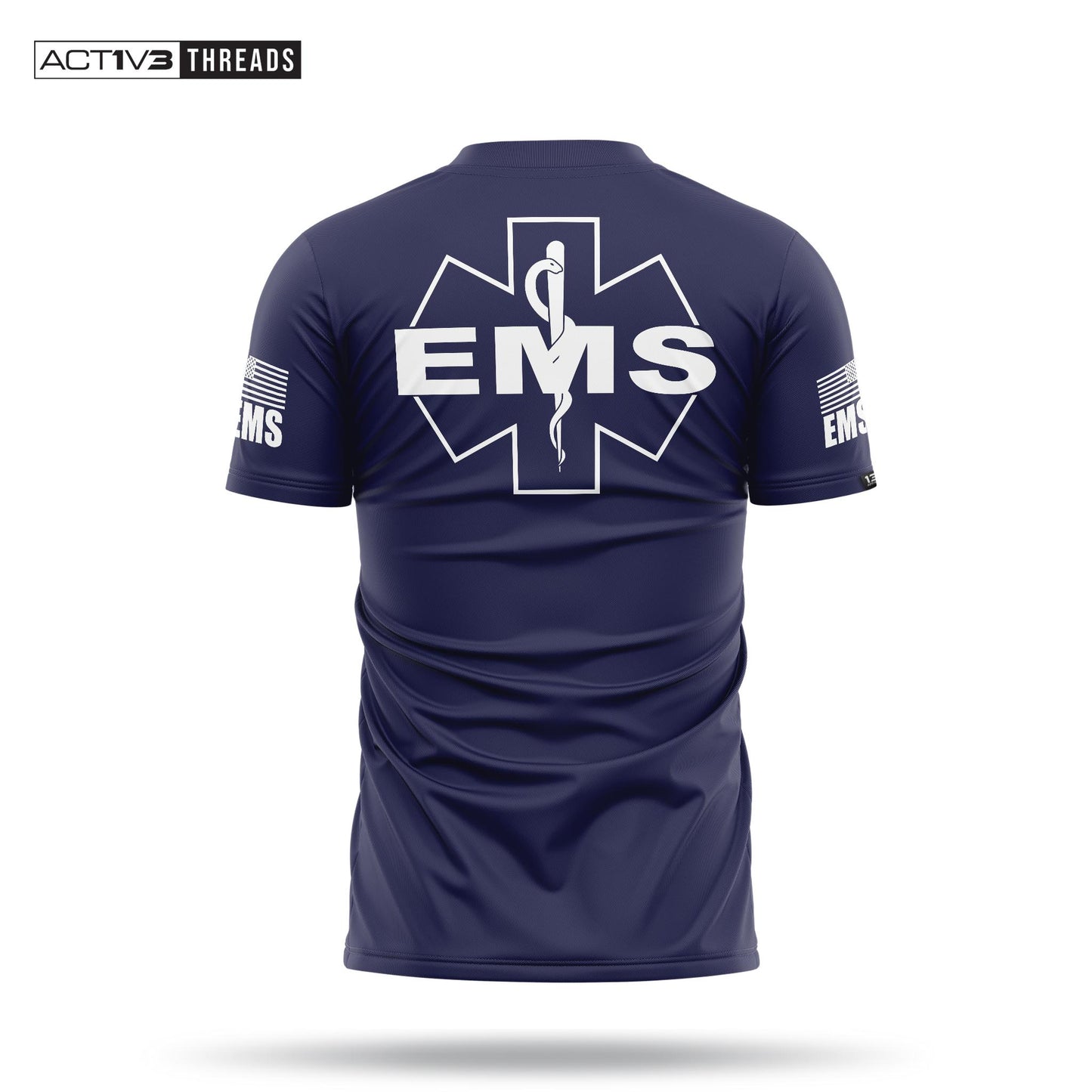 [EMS] Men's Performance Shirt [NVY/WHT]-13 Fifty Apparel