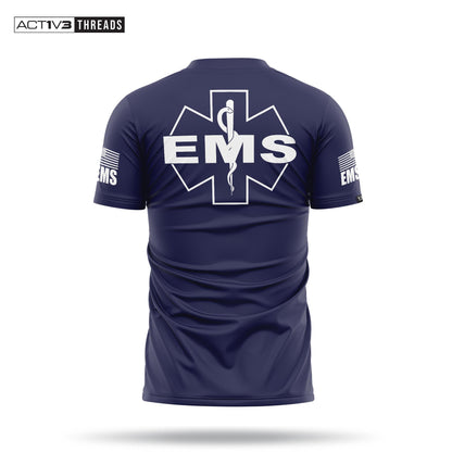 [EMS] Men's Performance Shirt [NVY/WHT]-13 Fifty Apparel