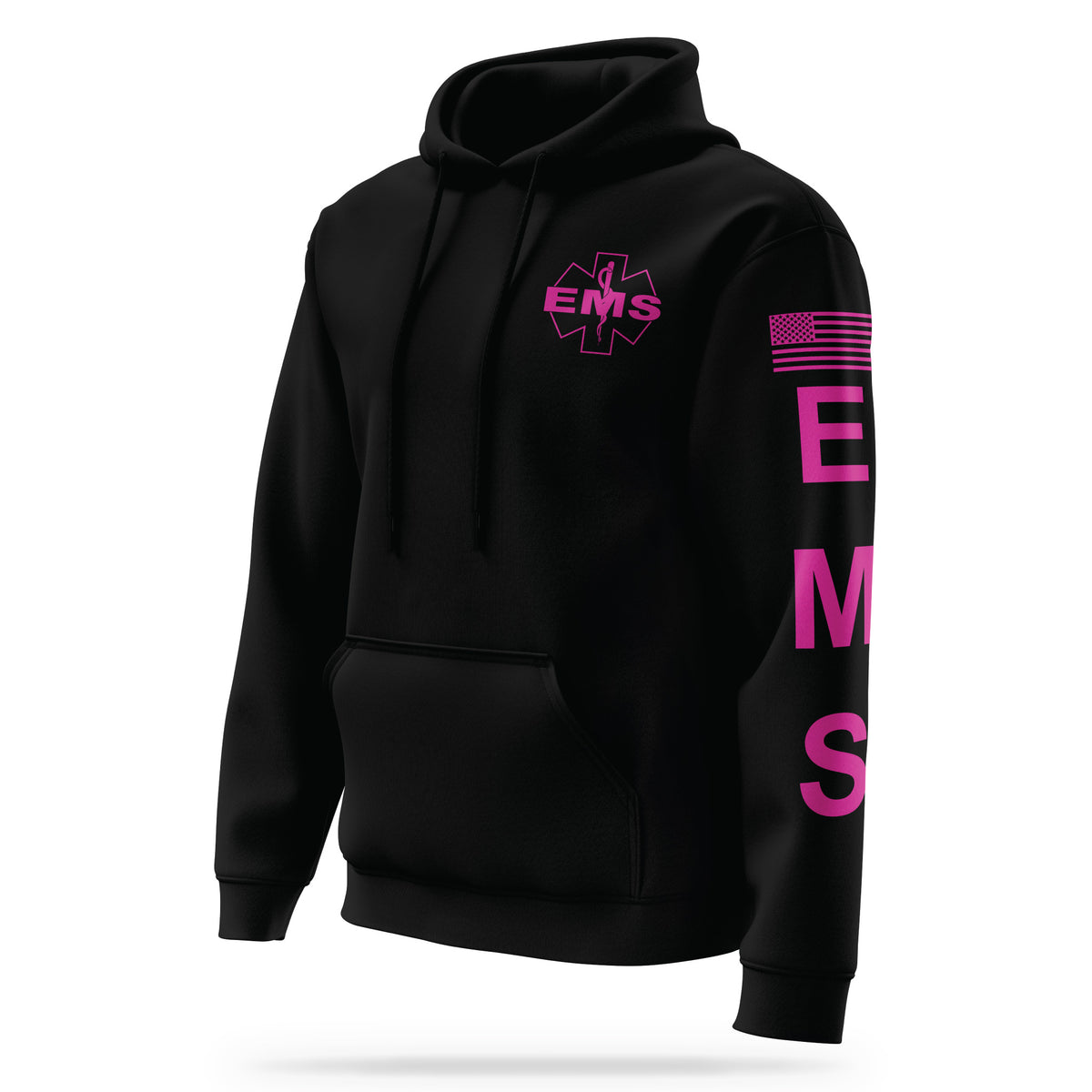 [EMS] Performance Hoodie 2.0 [BLK/PNK] 13 Fifty Apparel 
