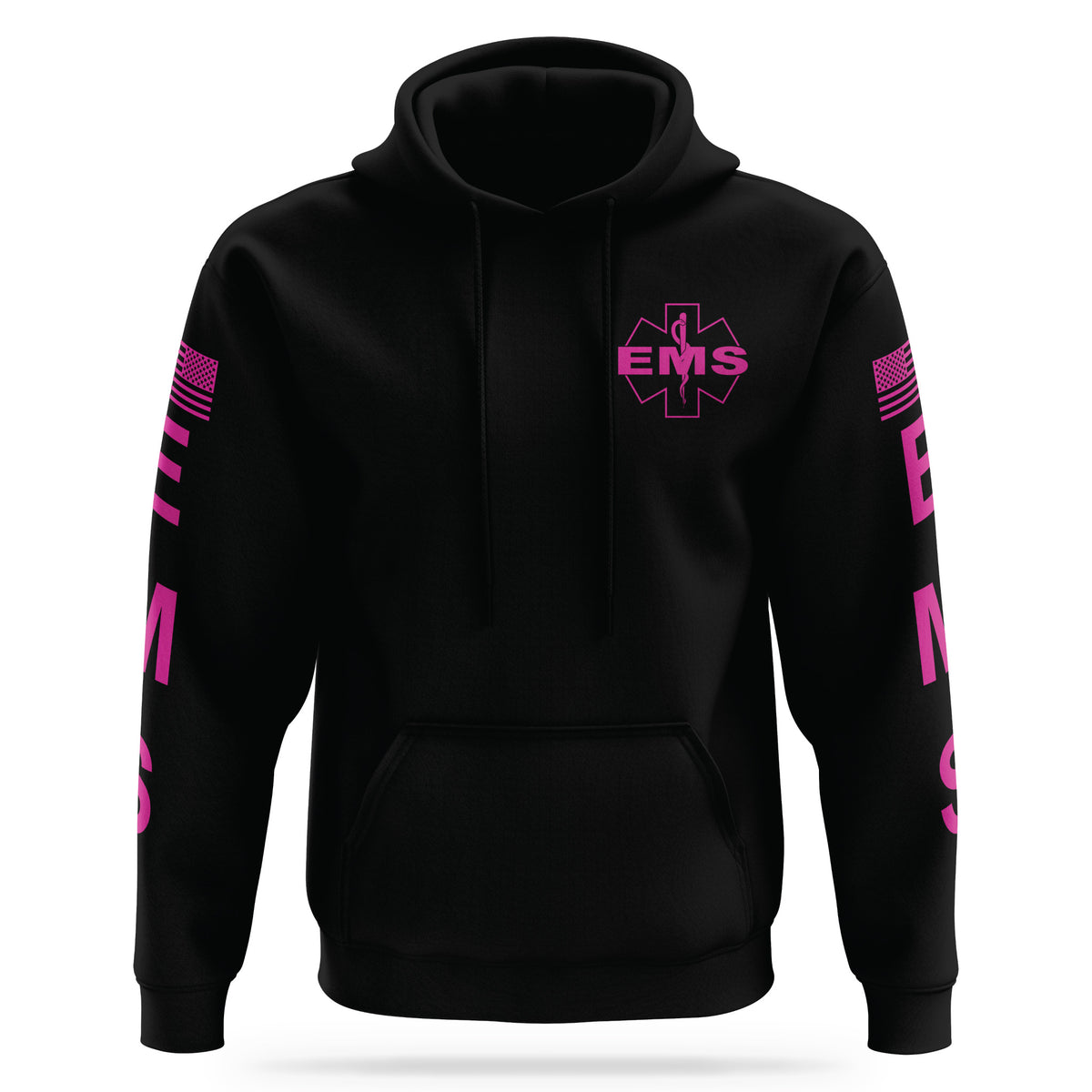 [EMS] Performance Hoodie 2.0 [BLK/PNK] 13 Fifty Apparel 