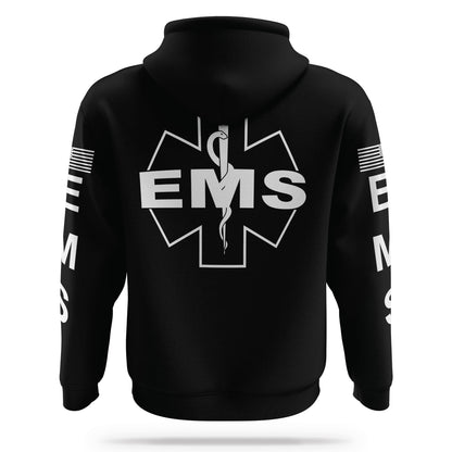 [EMS] Performance Hoodie 2.0 [BLK/WHT]-13 Fifty Apparel