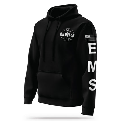 [EMS] Performance Hoodie 2.0 [BLK/WHT]-13 Fifty Apparel