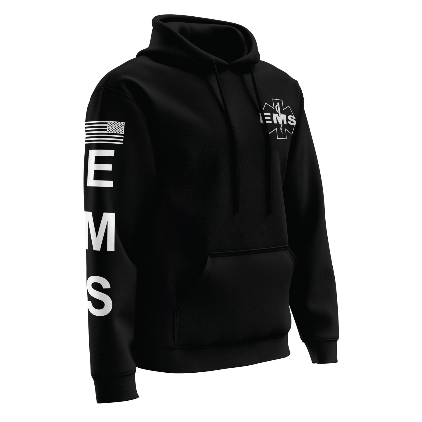 [EMS] Performance Hoodie 2.0 [BLK/WHT]-13 Fifty Apparel