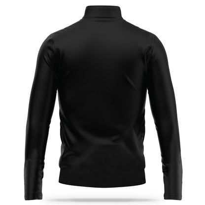 [EMS] Performance Quarter Zip [BLK/WHT]-13 Fifty Apparel