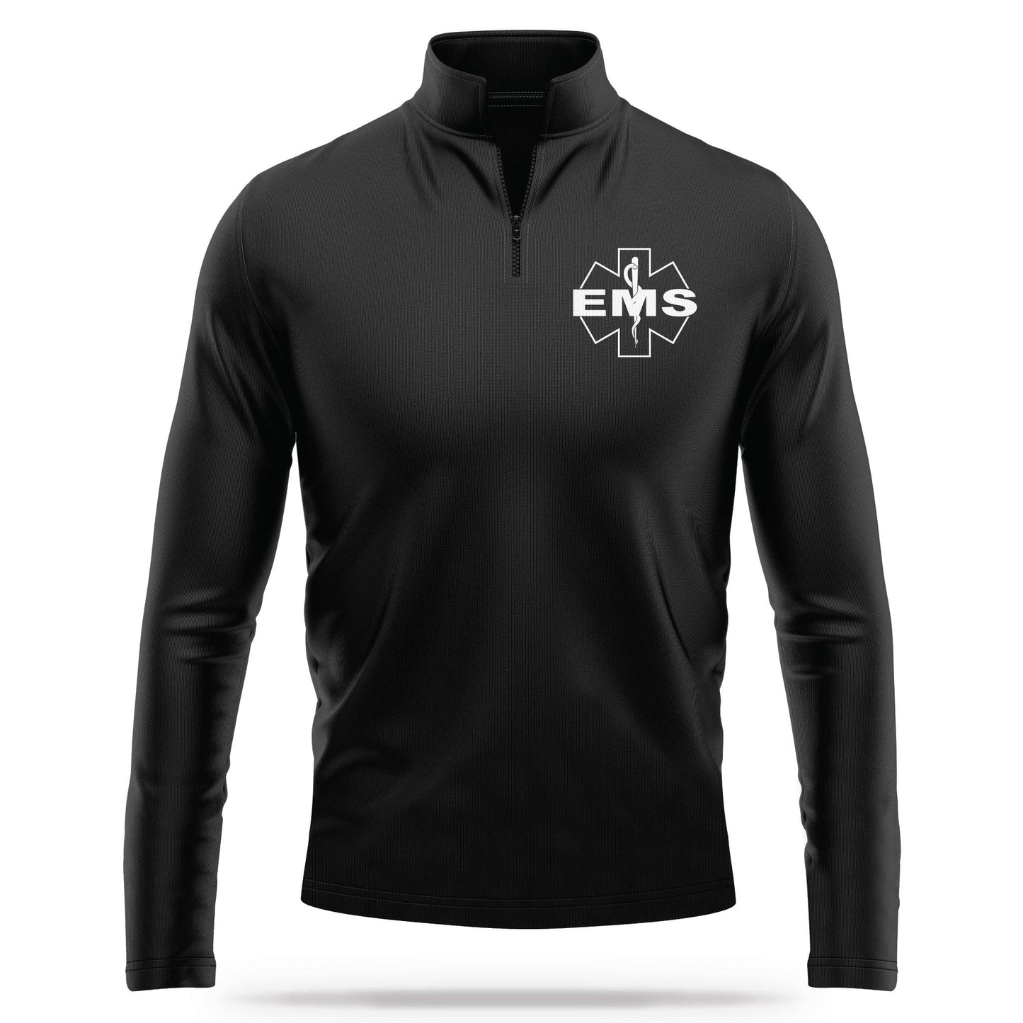 [EMS] Performance Quarter Zip [BLK/WHT]-13 Fifty Apparel