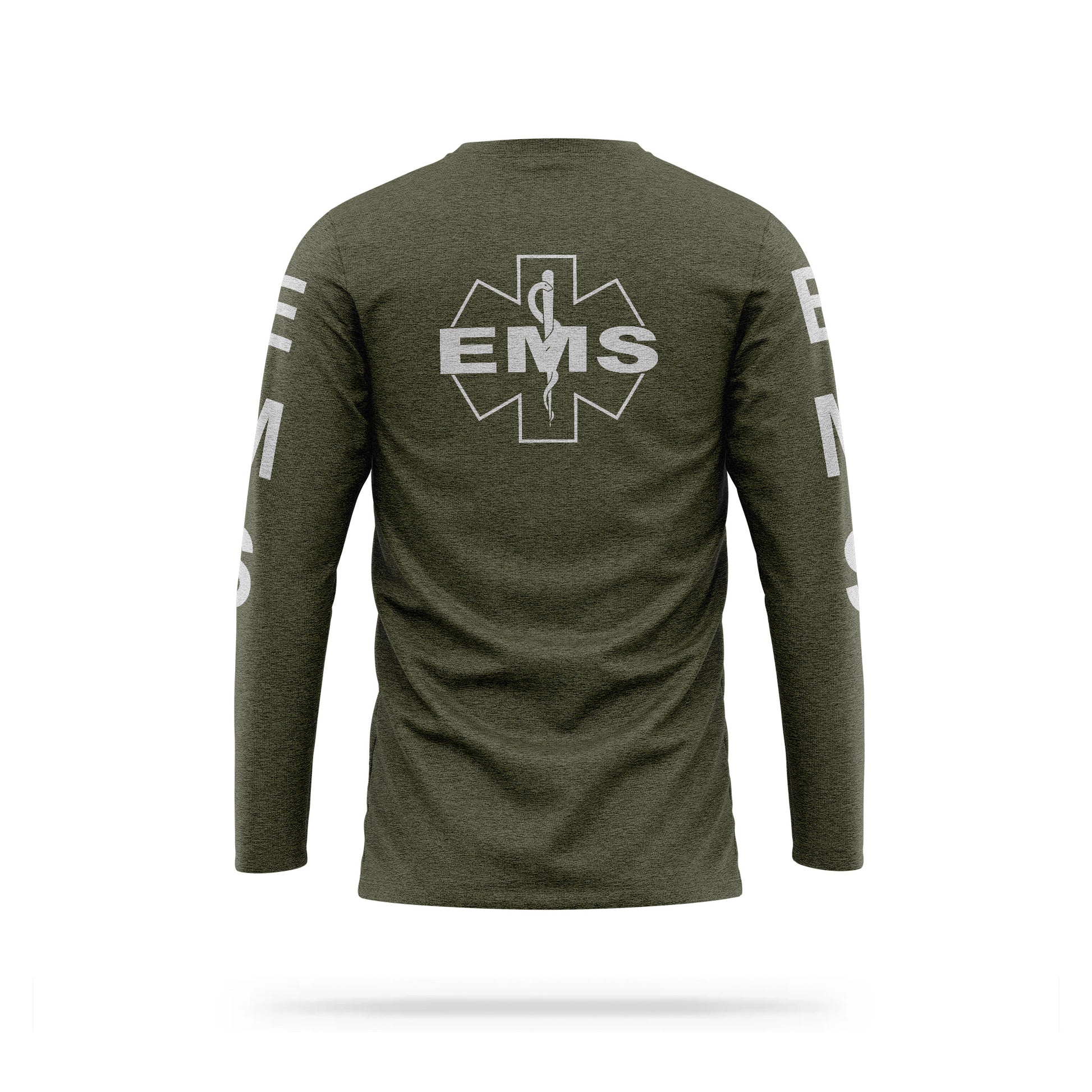 [EMS] Reflective Cotton Blend Long Sleeve [GRN/REF]-13 Fifty Apparel