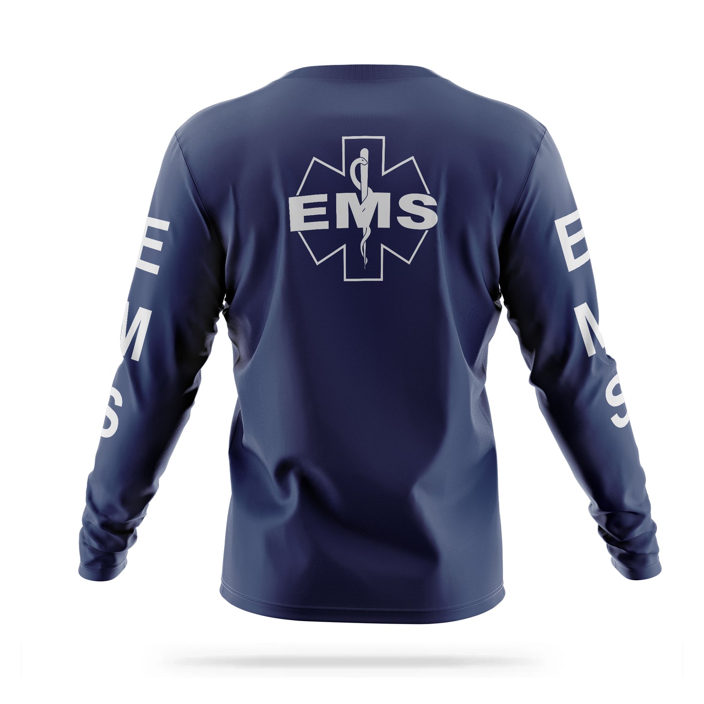 [EMS] Reflective Men's Utility Long Sleeve [NVY/REF]-13 Fifty Apparel