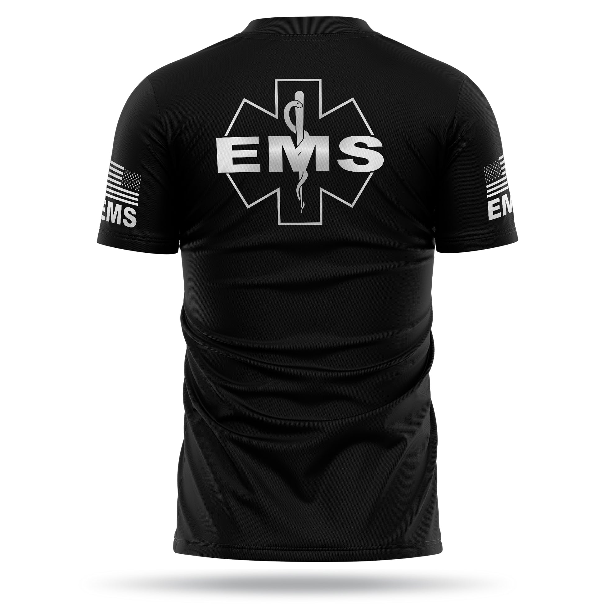 [EMS] Reflective Men's Utility Shirt [BLK/REF]-13 Fifty Apparel