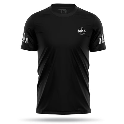 [EMS] Reflective Men's Utility Shirt [BLK/REF]-13 Fifty Apparel