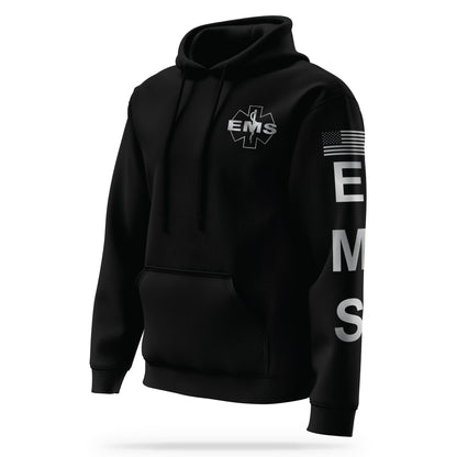 [EMS] Reflective Performance Hoodie 2.0 [BLK/REF]-13 Fifty Apparel